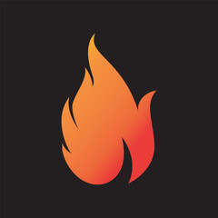 Fire flame Logo Template vector icon Oil, gas and energy logo