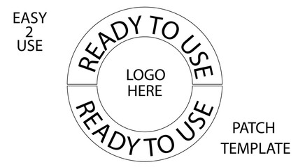 BIKER PATCH TEMPLATE 