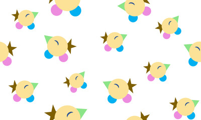 Obraz premium yellow little chicken children fabric