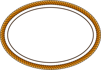 frame with rope pattern border