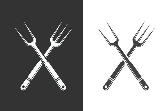 Fork Vector, Cooking Fork Silhouette, Restaurant Equipment, Cooking Equipment, Clip Art, Utensil, Silhouette, illustration
