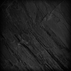 Fototapeta premium Dark grey black slate background or texture.