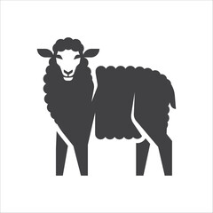 Sheep Logo Design Vector. Lamb icon. Unique sheep logo symbol. Vector illustration