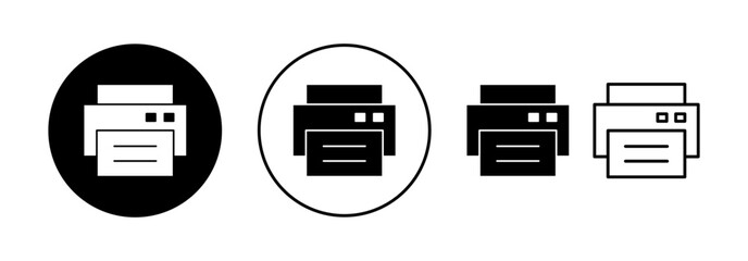 Obraz premium Print icon vector for web and mobile app. printer sign and symbol