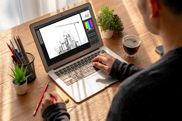 Architectural design modish software application for architect business and professional designer