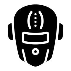 welding mask Solid icon