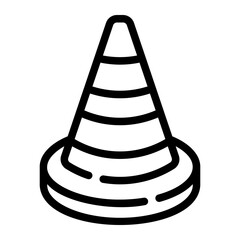 cone Line Icon
