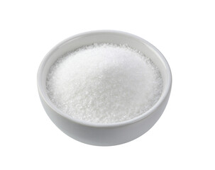 sugar in ceramic bowl on transparent png