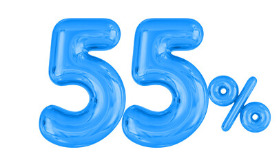 Discount 55 percent blue balloons 