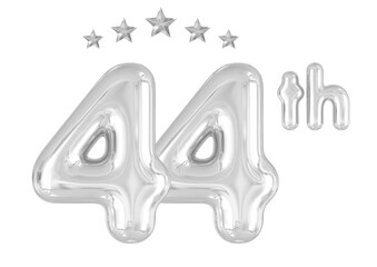 44th Anniversary Silver Balloons