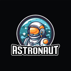 Astronaut Mascot Logo Design Astronaut Vector