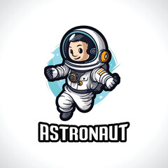 Astronaut Mascot Logo Design Astronaut Vector