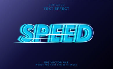 3d speed text effect
