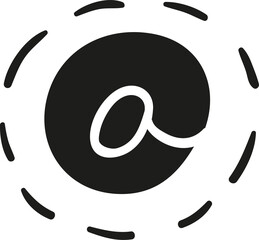 At hand drawn solid style