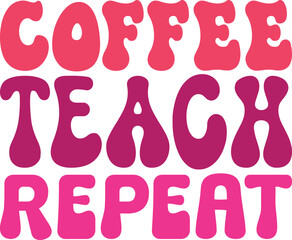 Teacher retro svg bundle