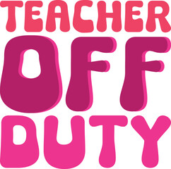 Teacher retro svg bundle