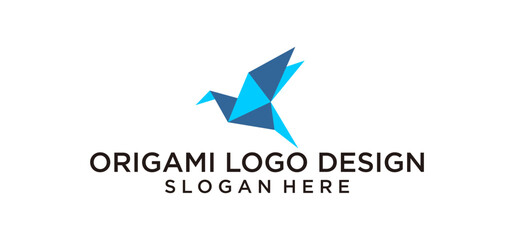 origami logo design