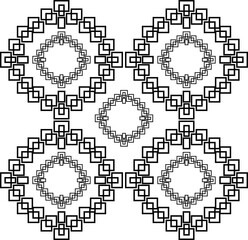 seamless pattern with grid pattern fence texture wire circle buble  geometric chain link design barrier round flower vintage netting arts.