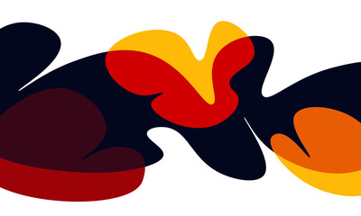 absract background fluid wave shapes. Vector Ultra HD 4K