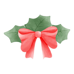 christmas holly leaves
