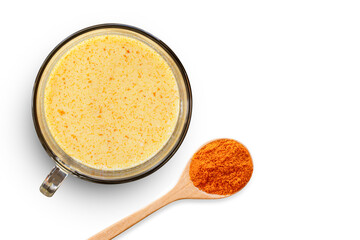 Turmeric milk, turmeric latte, golden milk