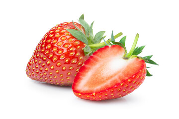 strawberry isolated on white background