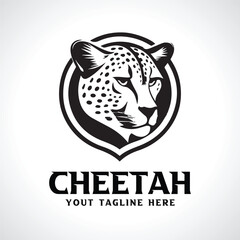 Cheetah Logo Design Minimal Modern Cheetah Logo Design 