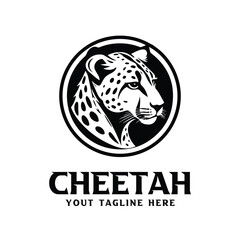 Cheetah Logo Design Minimal Modern Cheetah Logo Design 