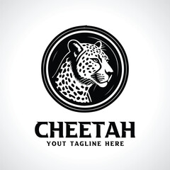 Cheetah Logo Design Minimal Modern Cheetah Logo Design 