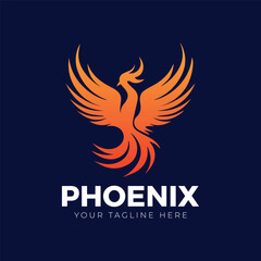 Phoenix Logo Design Minimal Phoenix Logo Design Modern Phoenix Logo Design 