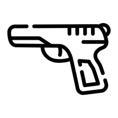 gun Line Icon