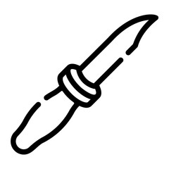 knife Line Icon
