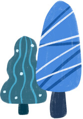 Christmas tree illustration