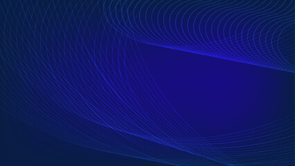 Bright blue abstract modern graphic with background.