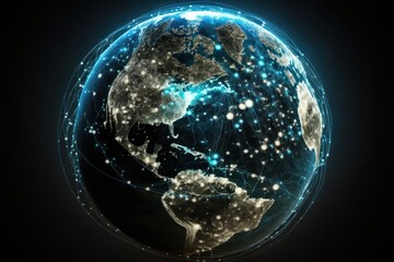 Global world network and telecommunication on earth, Generative ai