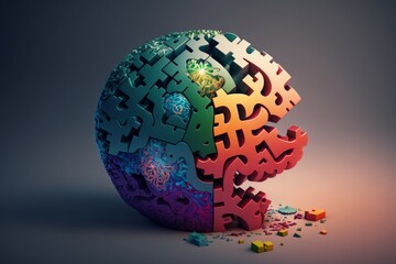 puzzle brain, Generative ai