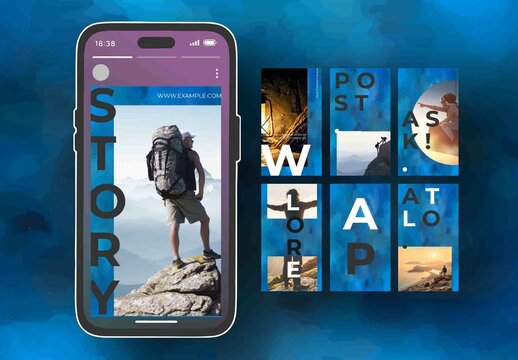 Modern Social Media Story Layouts