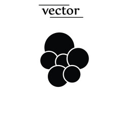 Cancer cell icon vector illustration on white background..eps