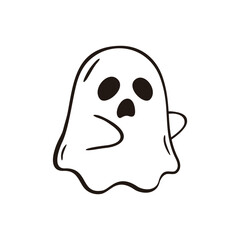 Ghost Doodle Illustration