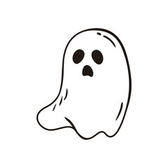 Ghost Doodle Illustration