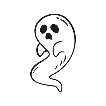 Ghost Doodle Illustration