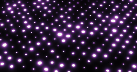 Abstract background of purple flashing dots