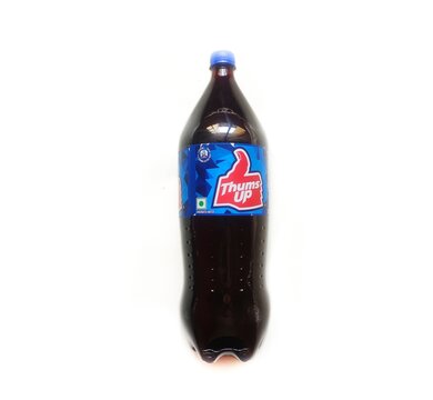 Guwahati, Assam, India - June 3, 2023 : Indian Cold drink brand Thums up. 