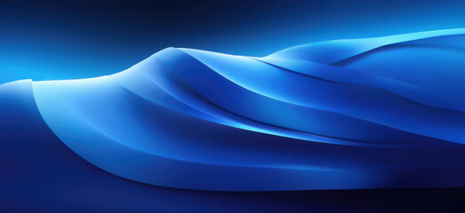 Saturated Abstract Blue Background