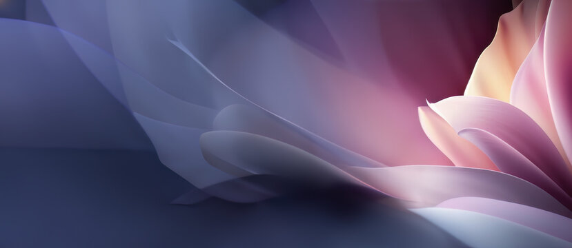 Gentle Abstract Floral Background