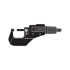 micrometer measuring instrument icon