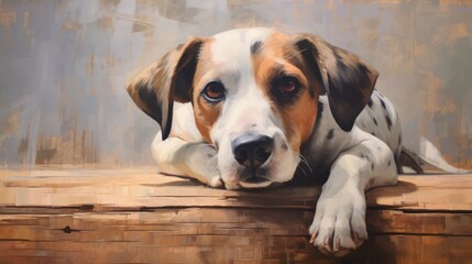 beagle dog portrait