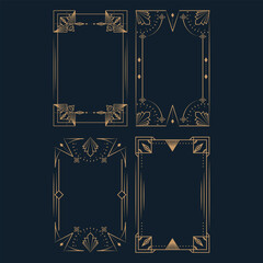 Vintage Art Deco Frames Object