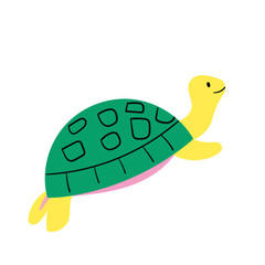 Cute Abstract Animal Collection_Turtle