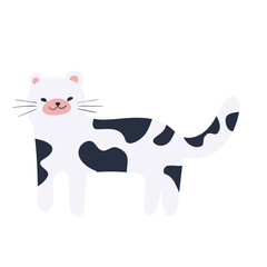 Cute Abstract Animal Collection_Cat